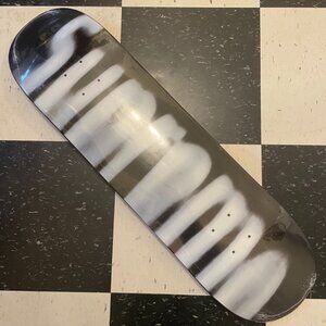 New Supreme Black Blurred Skateboard Deck - 8.375